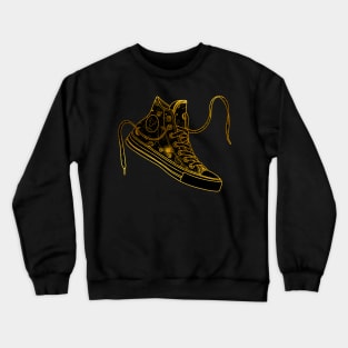 Taurus high tops - Gold Crewneck Sweatshirt